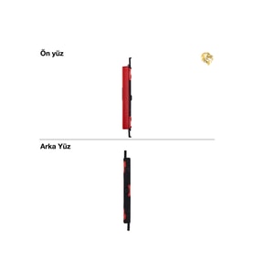 Samsung Galaxy A12 Uyumlu Tuş Takımı Kırmızı Düğme seti buton açma-kapama düğmesi
