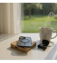 Iphone 16 Uyumlu Kılıf Magsafe ve Şeffaf Lens Korumalı (Siyah)