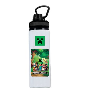 Minecrafttt Baskılı Metal Suluk 800ml.
