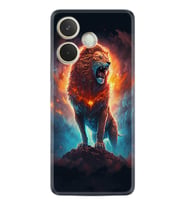 Oppo A5 Pro 5G Kılıf Boutique Baskılı Resimli Arslan Pcode -062