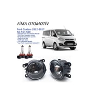 8200074008-camlı Sağ+sol Uyumlu Ford Custom 2014 Sis Farı Set Oem: 8200074008