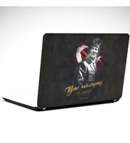 Atatürk Beni Hatırlayınız Laptop Sticker 14 inch (35X26CM)