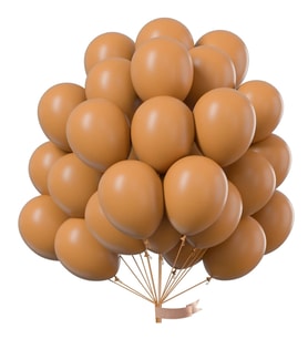 PASTEL BALON KARAMEL 50 ADET