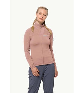 Jack Wolfskin 1710981_2919 Prelight FZ W Rose Dawn Kadın Polar (Pembe)