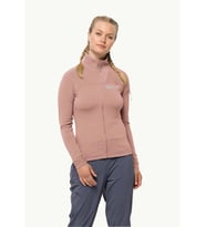 Jack Wolfskin 1710981_2919 Prelight FZ W Rose Dawn Kadın Polar (Pembe)