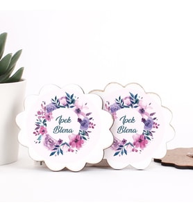 Kız Bebek Ahşap Magnet