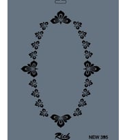 Rich New Seri N-395 Stencil 35x25 cm