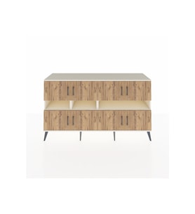 Kronos Konsol 8 Raflı 8 Kapaklı 176x59x99 Aytaşı-Çam/Aytaşı