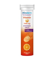 Miraderm Vitamin C 1000 Mg Efervesan 20 Tablet