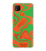 Xiaomi Redmi 9C Uyumlu Kapak Renkli Desen Tasarımlı Şeffaf Silikon Kılıf