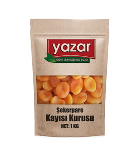 Yazar Kuruyemiş Kaysı Şekerpare Jumbo  1 Kg