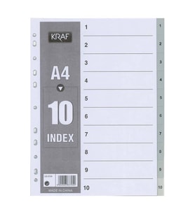 Kraf Separatör 1-10 Rakamlar 