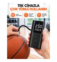 Mey İthalat® Dijital Lastik Pompası Çok Amaçlı Taşınabilir Kompresör