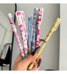 Hello Kitty  Jel Renkli Tükenmez Kalem Seti 10'lu