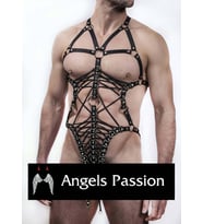 Mulvxbrf Brf02 Siyah  Lasitk Erkek  Vücut Harness - Brfm68 (Mulvix)