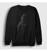 Presmono Unisex Siyah Foff Billie Eilish Sweatshirt 154220tt