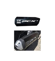 Honda Pcx 125 Egzoz Koruma Sacı Koruma Demiri 2021-2023 ARASMOTO (Siyah)