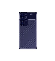 Samsung Galaxy S23 Ultra Uyumlu Kılıf Zore Negro Silikon Kapak (Lacivert)