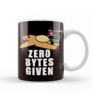Zero Bytes Given Sloth Computer Science Programming Software Kupa Bardak Porselen