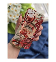 Iphone 14 PLUS Uyumlu Red Aesthetic Tasarımlı Şeffaf Telefon Kılıfı