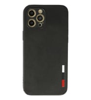 Durukar® iPhone 12 Pro Max Kılıf Loop Deri Silikon - Siyah