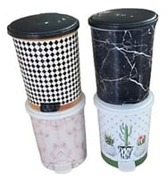 Merdem Çöp Kovası Desenli Pedallı No:4 22 Lt Mrdm154 (4)