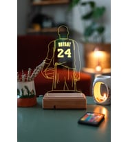 Kobe Bryant Black Mamba 16 Renk Gece Lambası