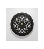 AS TASARIM LAZER NEXUS MODERN DUVAR SAATİ DEKORASYON 45 cm SİYAH
