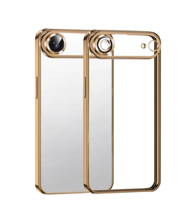 iPhone 17 Air Kamera Korumalı Lensli Silikon - Çöl Titanyum