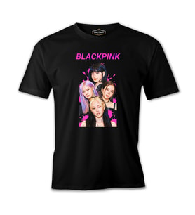 Blackpink - Sparkle Siyah Erkek Tshirt