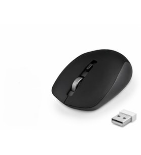 Plus Sessiz Kablosuz Mouse 2.4 Ghz 1600 Dpı Siyah S1000