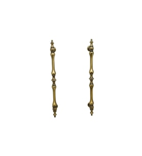 Şehzade Antik Sarı Mobilya Dolap Mutfak Çekmece Kulpu 96 Mm (9,6 Cm) 2 Adet (STD)