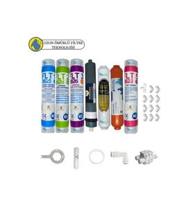 PWS Kapalı Kasa Su Arıtma Cihazları Sertifikalı 7Lİ Platinium mebran tatlandırıcı+B12Alkali+mineral