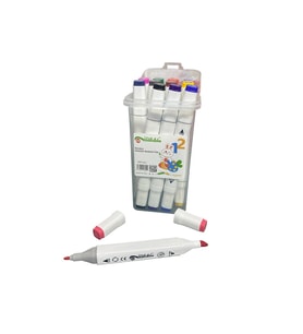12 Li Kutulu Marker Profosyonel Boya Kalemi 2552