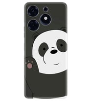 Tecno Spark 10 Pro Kılıf Silikon Desen Özel Seri Hello Panda 1709