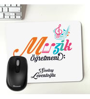 Kişiye Özel Müzik Öğretmenine Hediye Mousepad