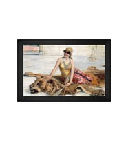 Belimbau Adolfo - Harem Beauty Motifli Kanvas Tablo 50 x 70 cm Siyah Çerçeve