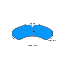 Bos-0986424833 Ön Arka Fren Balatası Fişsiz 17 Mm Kalın...