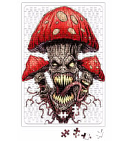 Cogumelos Do Mau Puzzle 240 Parça Yapboz
