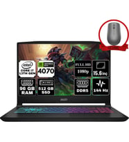 MSI Msı Katana 15 Intel Core I7 13620H 96GB 512GB SSD RTX4070 Freedos 15.6" Fhd 144Hz Taşınabilir Bilgisayar B13VGK-1874XTR-A29 & Anzar Mouse