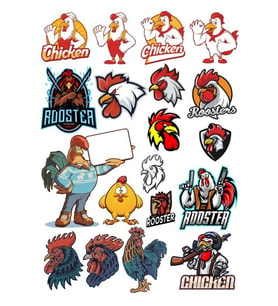 Horoz Sticker Set-2 18 Parça Telefon, Tablet, Defter, Laptop Sticker