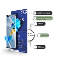 Apple iPhone 14 Uyumlu NANO Ekran Koruyucu Esnek ULTRA İnce HD ŞEFFAF - Umbos hd Nano