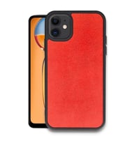 Apple iPhone 11 Kılıf Aras Deri Kapak - Kırmızı