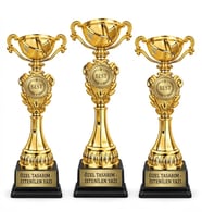 Büyük Ödül Kupası lüx Üçlü Set 39/36,5/35,5 cm