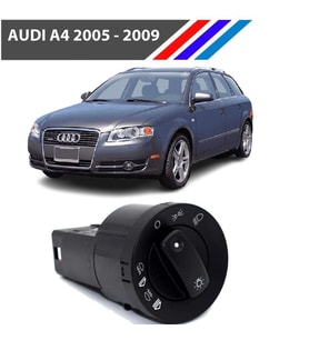 Audi A4 Far Açma Anahtarı Ön Arka Sis Sürücü Bilgi Sis