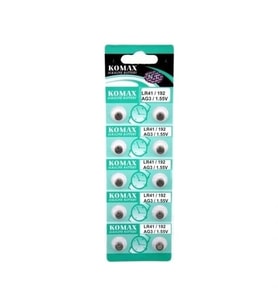 Ag3 Saat Pili - Düğme Pil 10Lu Paket Lr41/192 1.55V