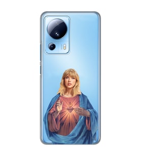 Xiaomi Mi 13 Lite Uyumlu Taylor Swift Desenli Şeffaf Telefon Kılıfı