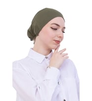 Pratik Bone Pamuklu Tesettür İç Bone, Başörtüsü İçin Hazır Viskon Şapka, Namaz Günlük Kullanım İçin