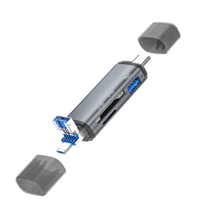 ZR286 Ads307 3 In 1 Type-C Card Reader
