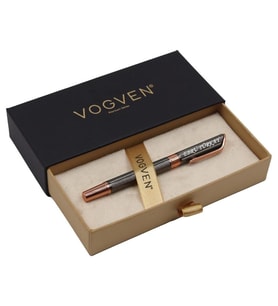 Vogven Marka Premium Krom-Bakır Metal Roller Kalem